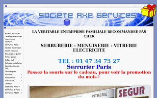 entreprise-axe-services.fr website preview
