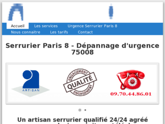 serrurier-paris8.eu website preview