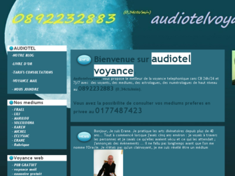 audiotelvoyance.com website preview