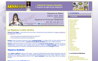 arnaudys.com website preview