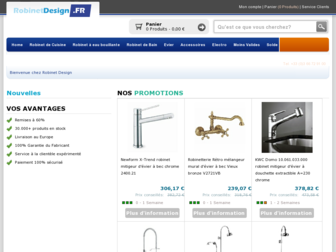 robinetdesign.fr website preview