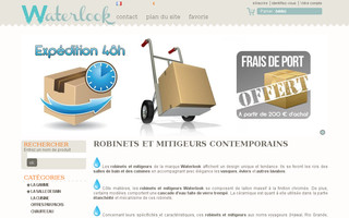 mitigeur-cascade.com website preview