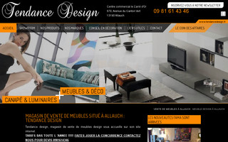 tendancedesign.fr website preview