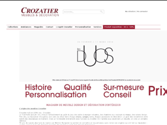 crozatier.com website preview