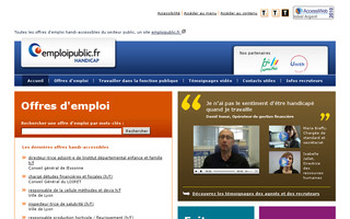 handicap.emploipublic.fr website preview