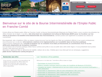 franche-comte.biep.fonction-publique.gouv.fr website preview