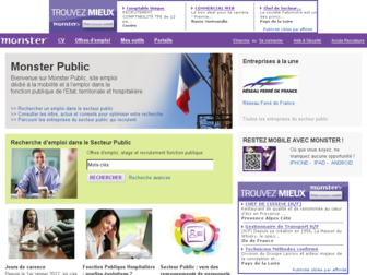 public.monster.fr website preview