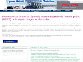 languedoc-roussillon.biep.fonction-publique.gouv.fr website preview