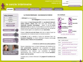 le-cercle-interimaire.fr website preview