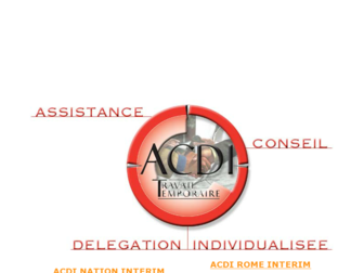 acdi-interim.com website preview