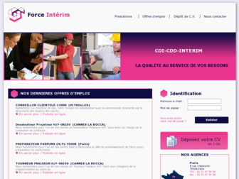 force-interim.com website preview