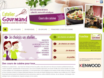 atelier-gourmand.fr website preview