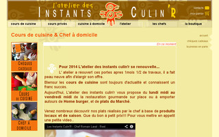 instantsbolero.fr website preview