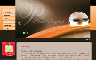 passion-cuisine.com website preview