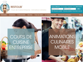 restolib.fr website preview