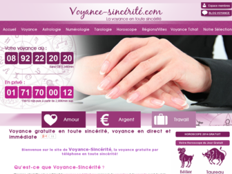 voyance-sincerite.com website preview