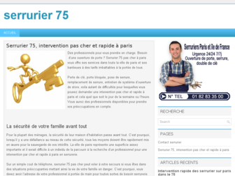 serrurier-75.org website preview