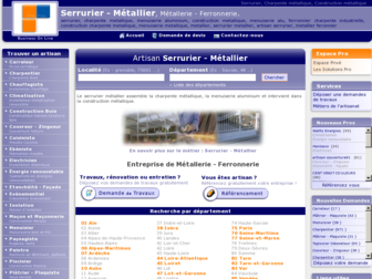 artisan-serrurier-metallier.interpros.fr website preview
