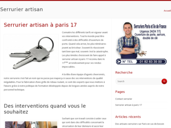 serrurier-artisan.net website preview