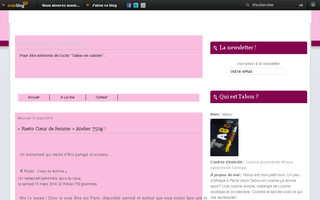 tabouencuisine.fr website preview