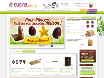 cuisineaddict.com website preview