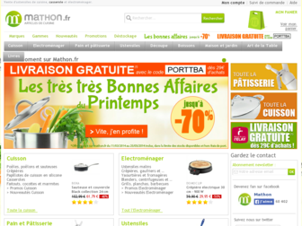 mathon.fr website preview