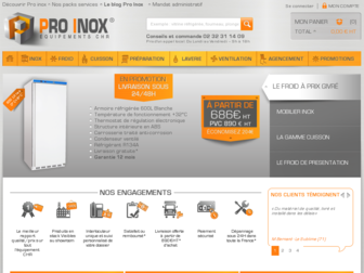 proinoxchr.fr website preview