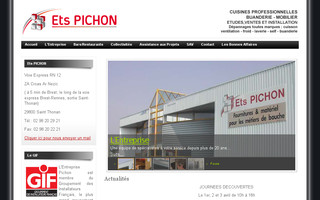 cuisines-pichon.com website preview