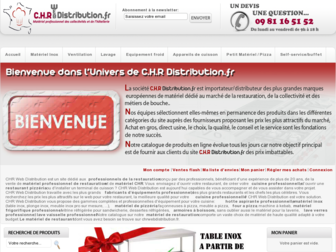 chrwebdistribution.fr website preview