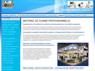 materiel-cuisine.fr website preview