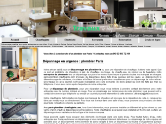 paris-plombier-chauffagiste.com website preview