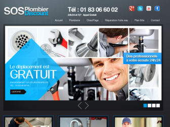 sos-plombier-discount.fr website preview
