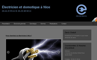 jbelectricite.fr website preview
