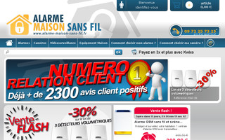 alarme-maison-sans-fil.fr website preview