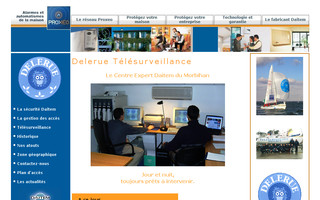alarme-delerue.fr website preview