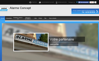 alarmeconcept.fr website preview