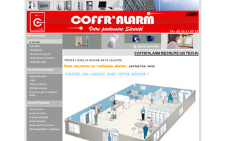coffralarm.com website preview