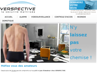 verspective.fr website preview