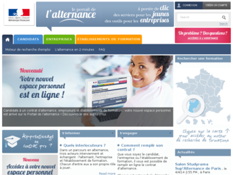 alternance.emploi.gouv.fr website preview