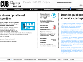 data.lacub.fr website preview