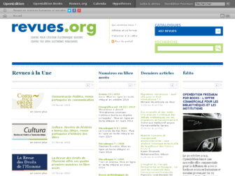 revues.org website preview