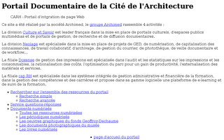 portaildocumentaire.citechaillot.fr website preview
