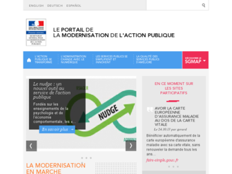 modernisation.gouv.fr website preview