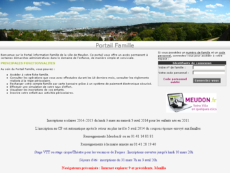 monet.mairie-meudon.fr website preview