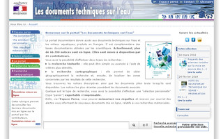 documentation.eaufrance.fr website preview