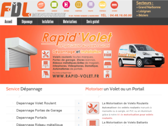 rapid-volet.fr website preview