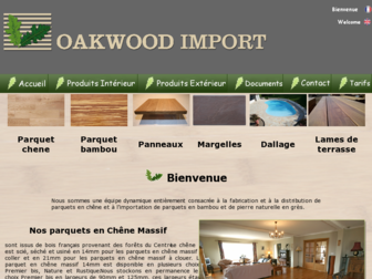 oakwood-import.com website preview