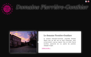 pierriere-gonthier.com website preview