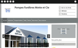 pompesfunebresmotte.fr website preview