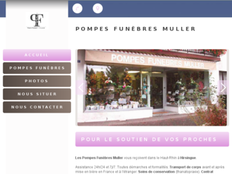 pompes-funebres-muller.fr website preview